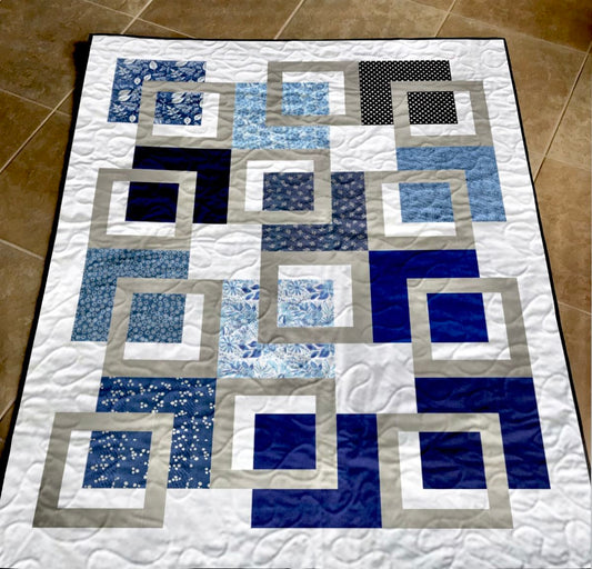 Midnight Frames Quilt Pattern PDF
