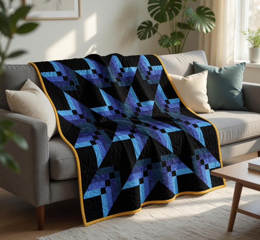 Blue Nova Quilt Pattern PDF