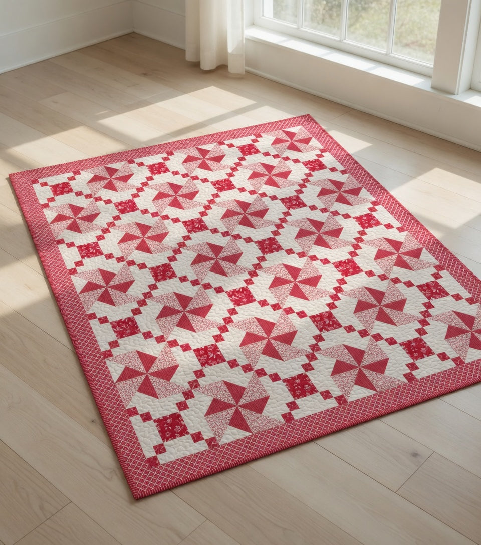Peppermint Pinwheel Quilt PDF