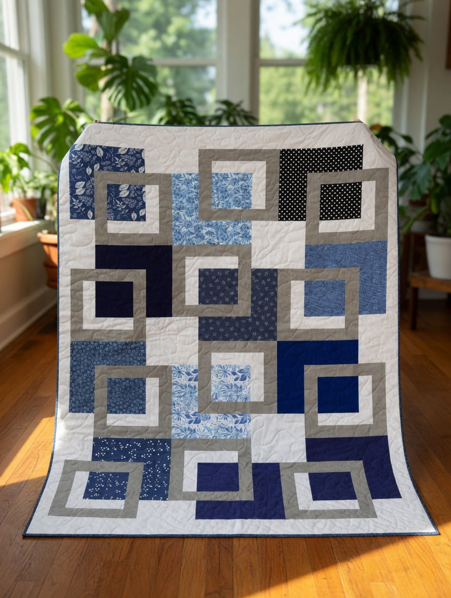 Midnight Frames Quilt Pattern PDF