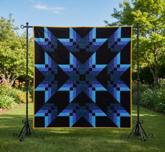 Blue Nova Quilt Pattern PDF