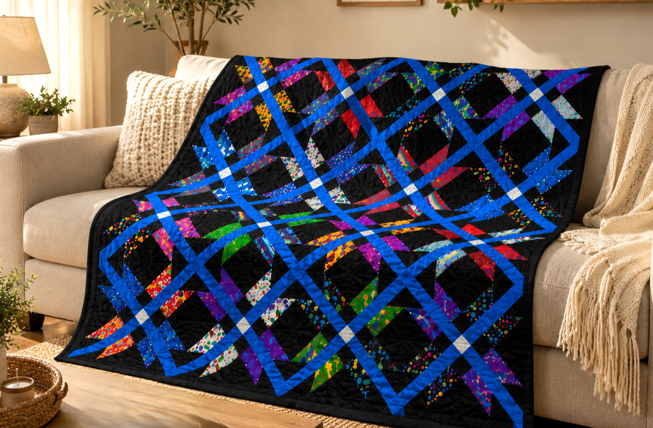 Cosmic Weave Quilt Pattern pdf