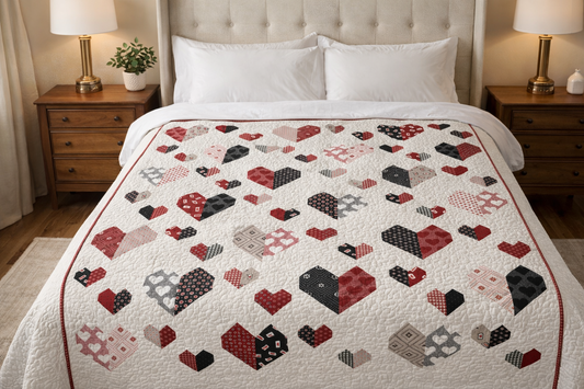 Heart Parade Quilt Pattern PDF