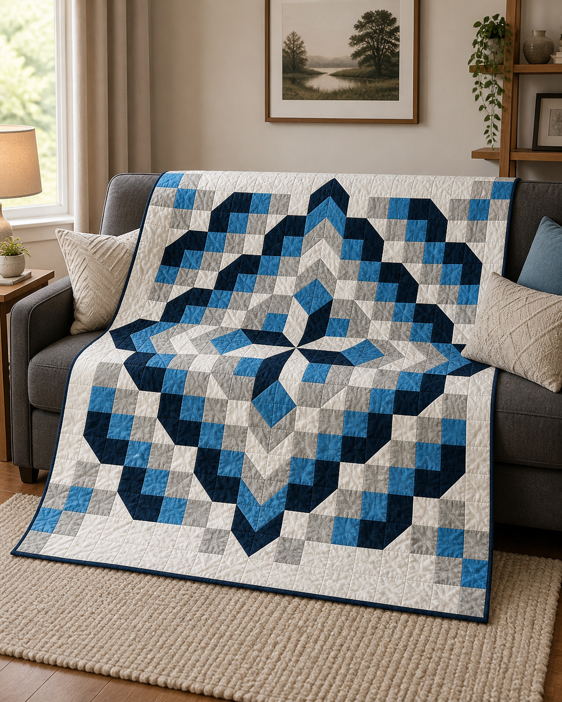 Nana Flower Quilt Pattern PDF