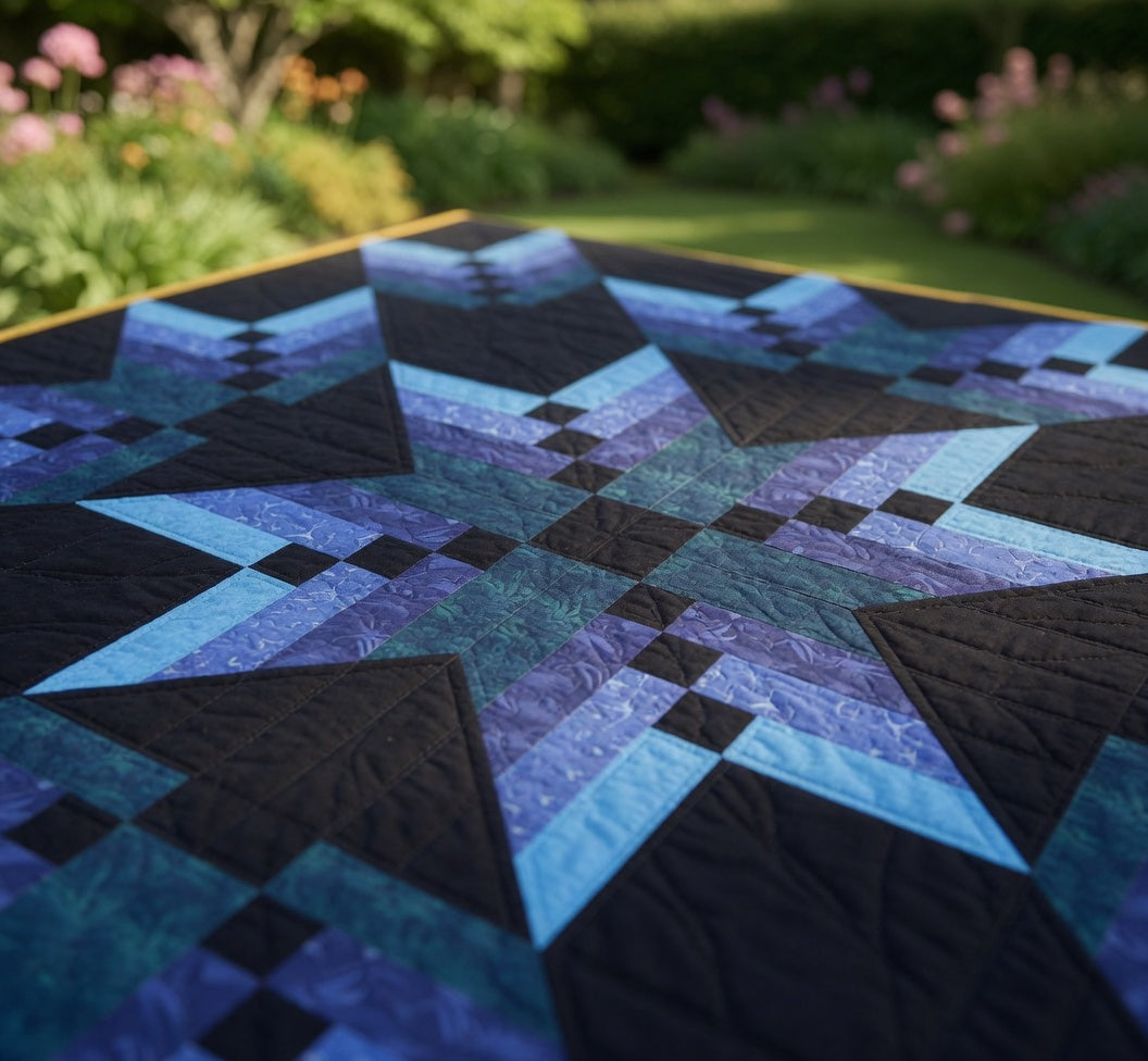 Blue Nova Quilt Pattern PDF