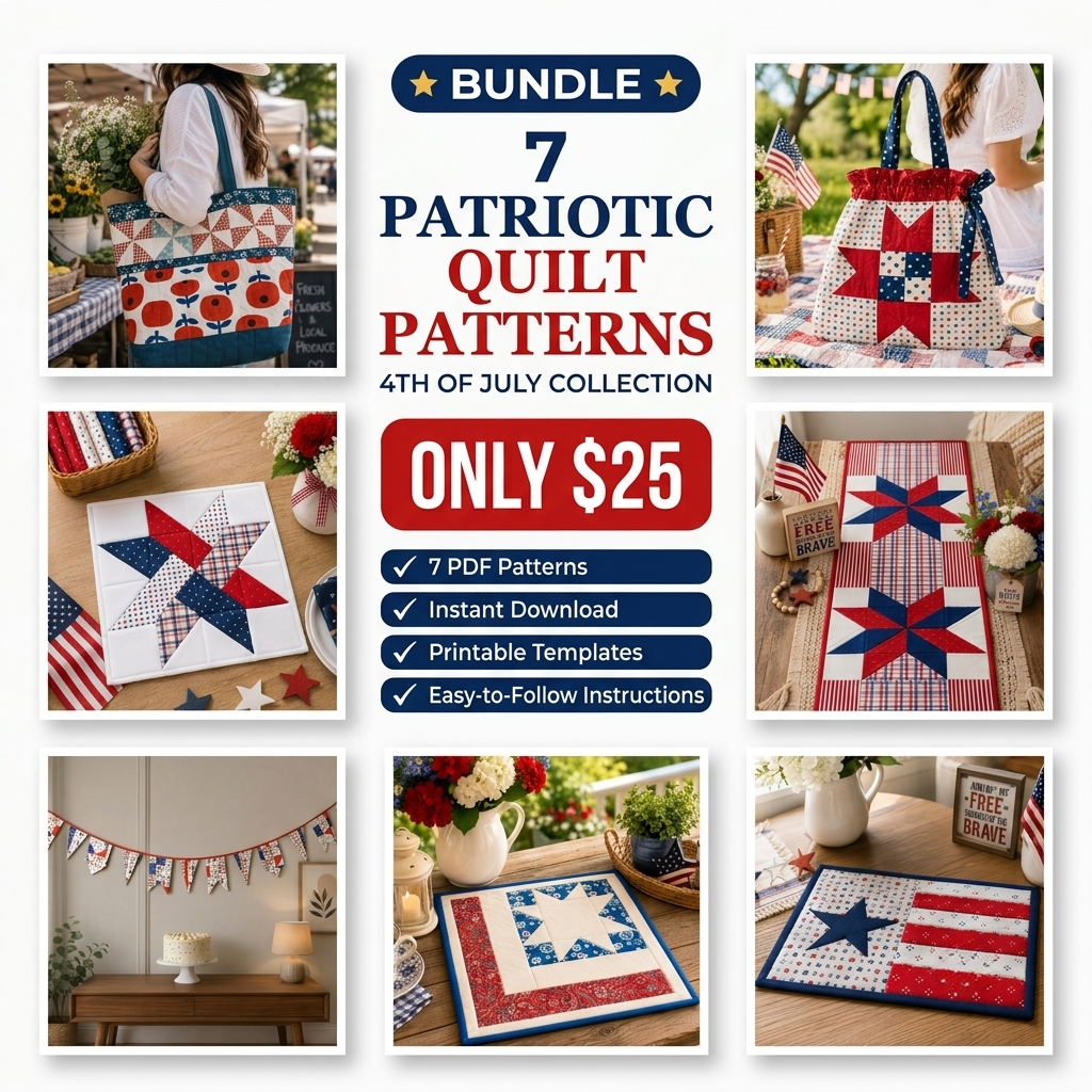 7 Patriotic Quilt Patterns
