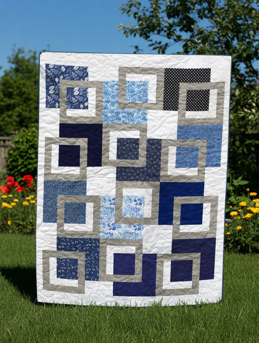 Midnight Frames Quilt Pattern PDF