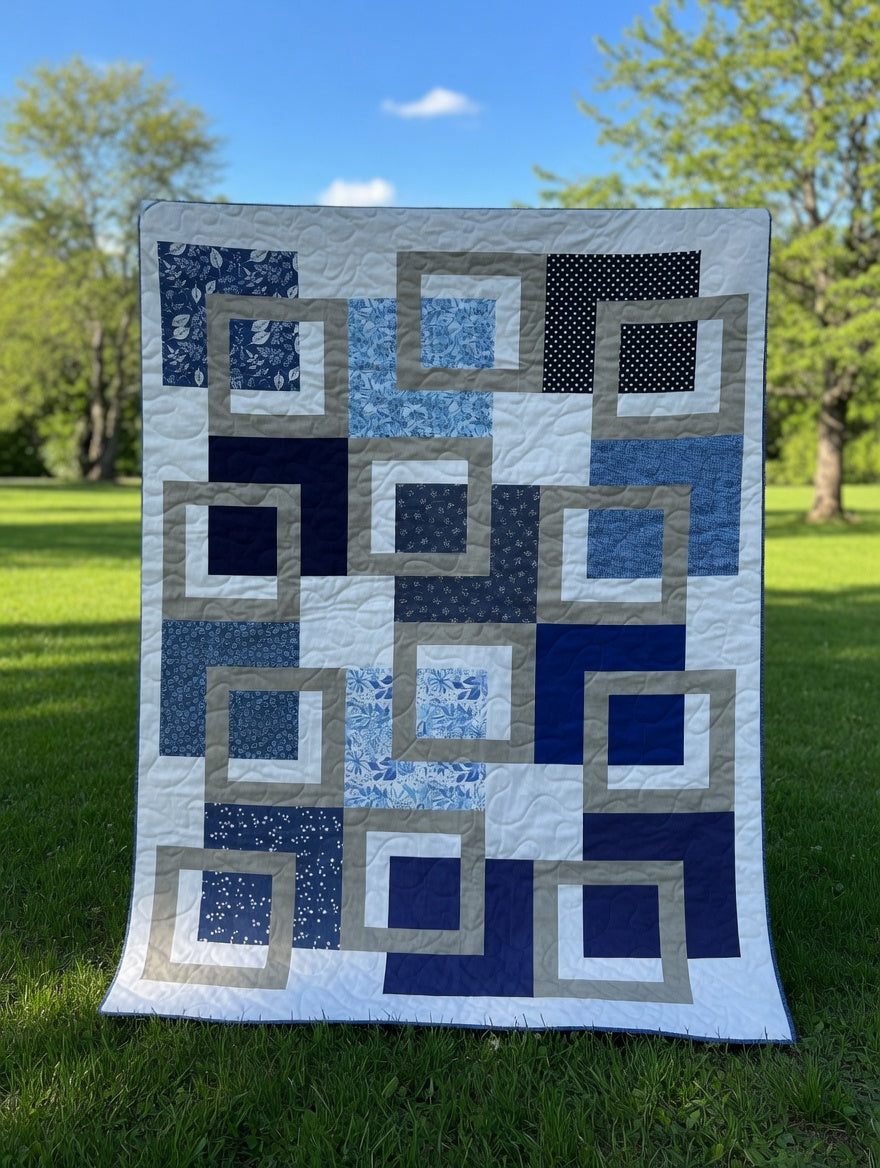 Midnight Frames Quilt Pattern PDF