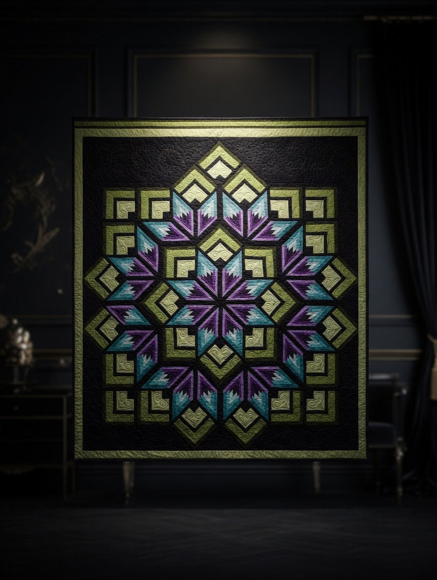 Purple Star Quilt Pattern PDF