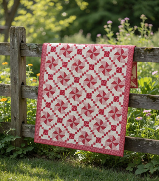 Peppermint Pinwheel Quilt PDF